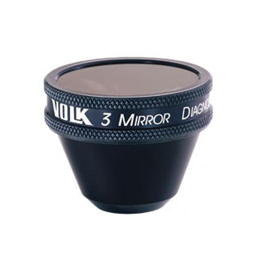 Volk 3-Mirror Diagnostic Lens, Uncoated, Plastic, No Flange
